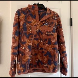 Patagonia Pullover in Canyon Block Design